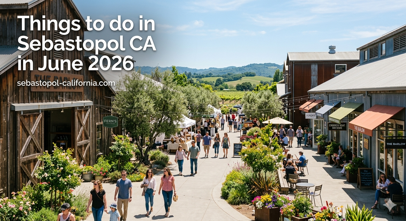 You are currently viewing Events and Things to do in Sebastopol CA June 2026