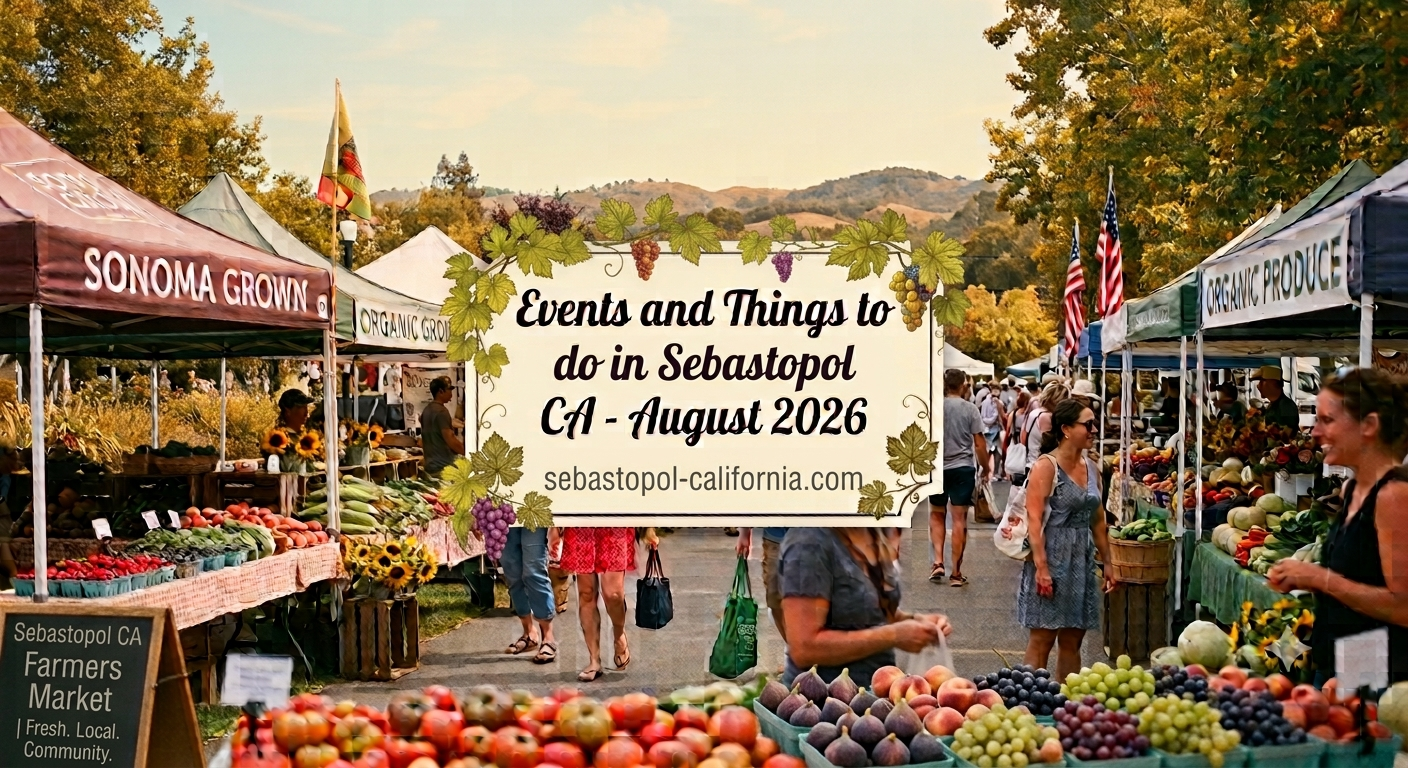 Read more about the article Events and Things to do in Sebastopol CA August 2026