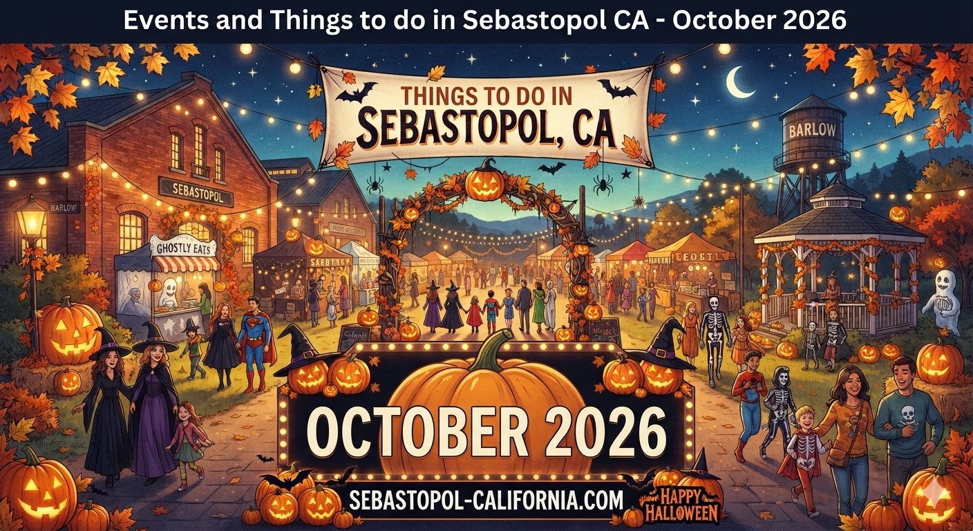 You are currently viewing Events and Things to do in Sebastopol CA October 2026